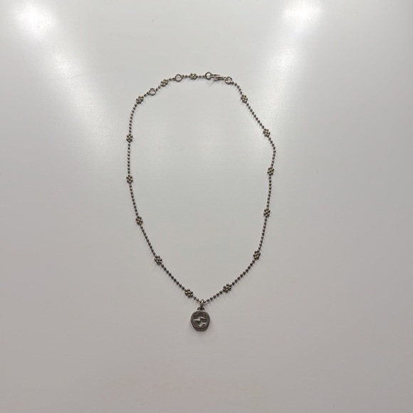 Gucci Sterling Silver Interlocking G Cluster Chain Necklace, 14" - Picture 2 of 5